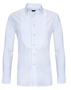 White Cotton Dress Shirt